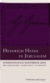 Der Katalog zur Heine-Konferenz in Jerusalem, bei der Stefan Heym im Dezember 2001 seine letzte Rede hielt. Quelle: Verlag Hoffmann & Campe